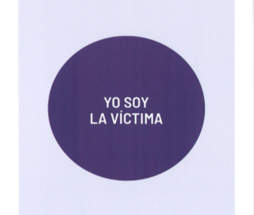cartel yo soy la víctima